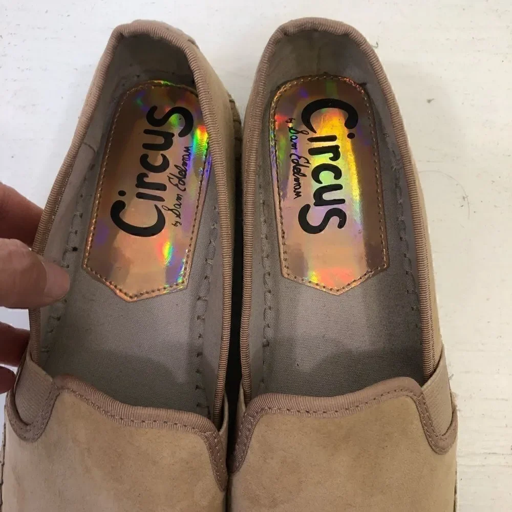 Circus by Sam Edelman Tan Suede Espadrilles 8